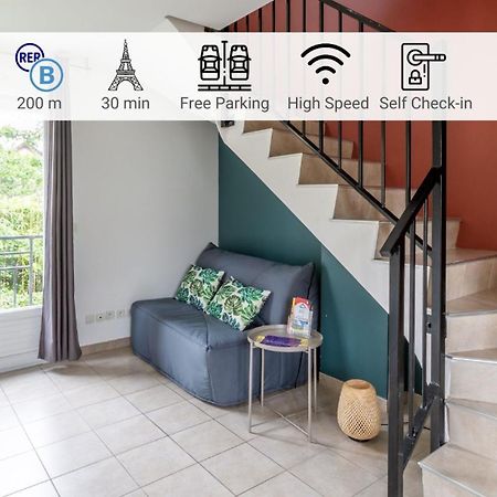 帕莱索Le Duplex , Proche Gare Rer, Parking, Arrivee Autonome公寓 外观 照片
